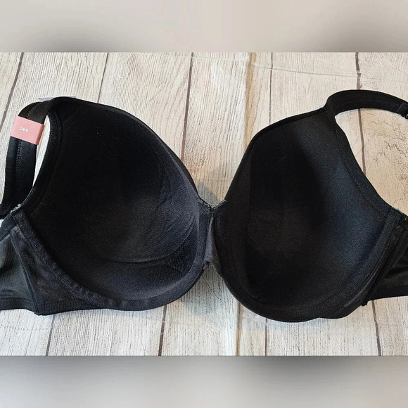 Cacique •Size 44C• Lightly Lined Full Coverage Black Bra New w/ Tags Plus Size - Picture 5 of 7